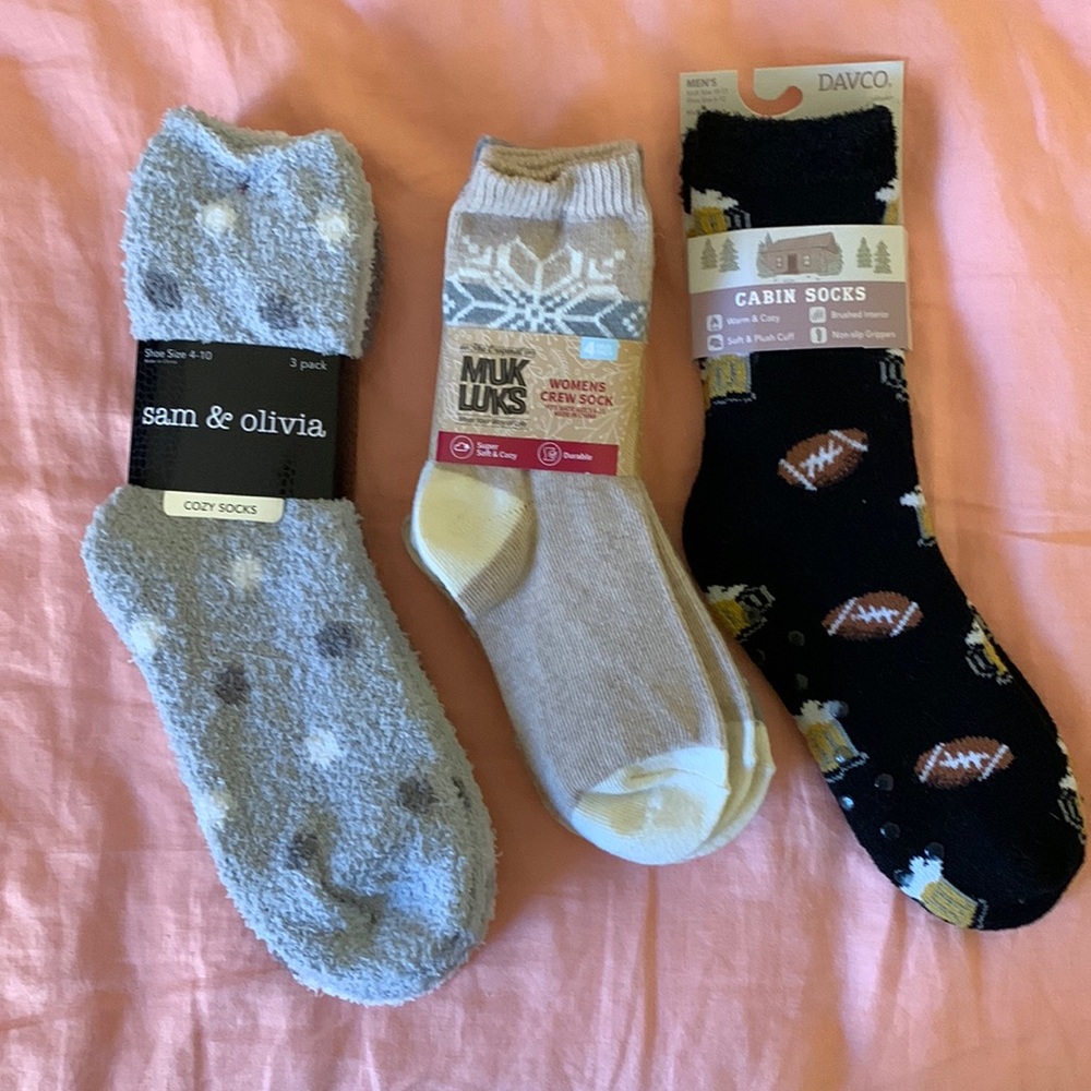 Brand New Never Worn Cozy Sock Trio